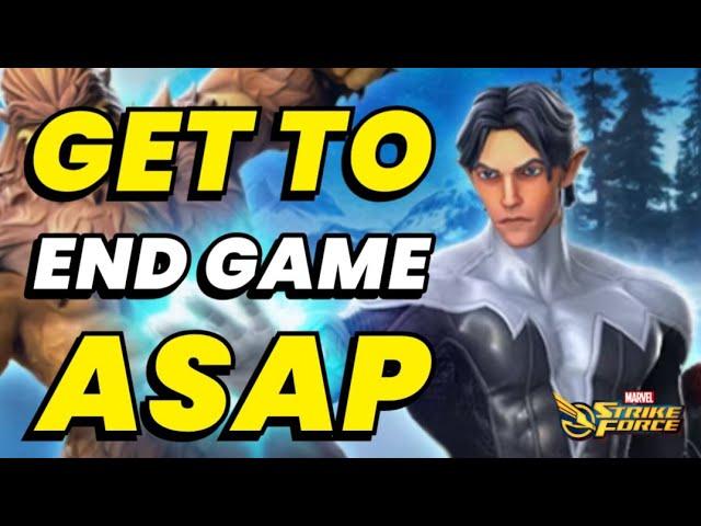 END GAME IS SO MUCH EASIER! GET HERE ASAP & HOARD LIKE A GOD F2P 2024 | MARVEL Strike Force