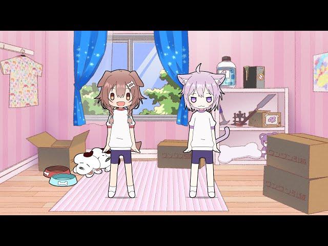 【手描き】おかころでキルミーベイベー ED A 【猫又おかゆ/戌神ころね/ホロライブ】