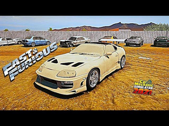 THE Paul Walker "Fast And The Furious" MK4 SUPRA Targa FOUND In A Junkyard! "2JZ Engine No Shhhh..."