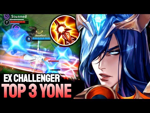 WILD RIFT YONE - TOP 3 YONE GAMEPLAY - EX CHALLENGER RANKED