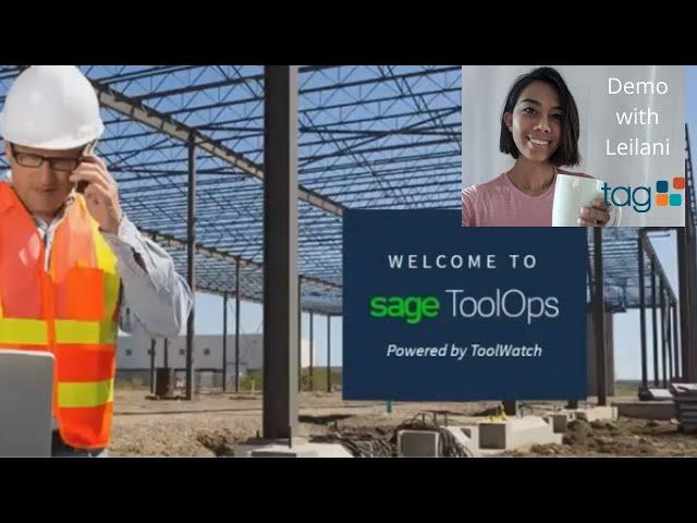 Demo: ToolOps for Sage Construction Software | Cloud-Based Tool & Equipment Tracking Software