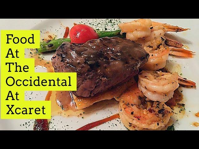 Food At The Occidental At Xcaret Hotel