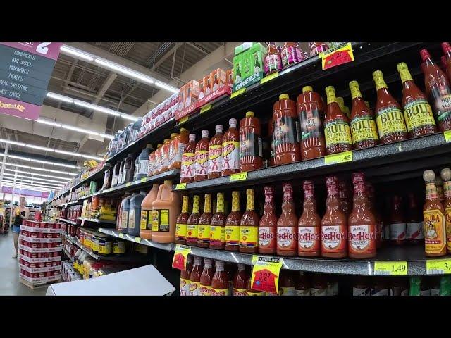 Shopping at Piggly Wiggly, a grocery store chain in Panama City, FL, with a wide variety of products