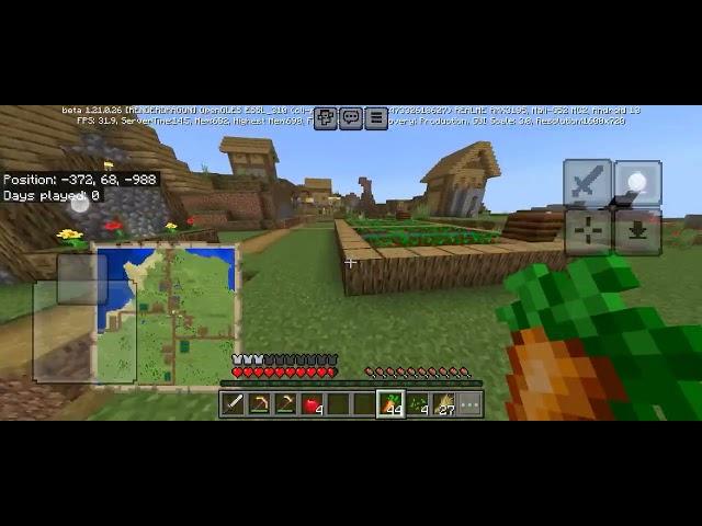 Minecraft | Survival island seed | Day 1 | Gameplay | No commentary
