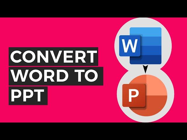 How to Directly Convert Word Document to PowerPoint Presentation - Offline