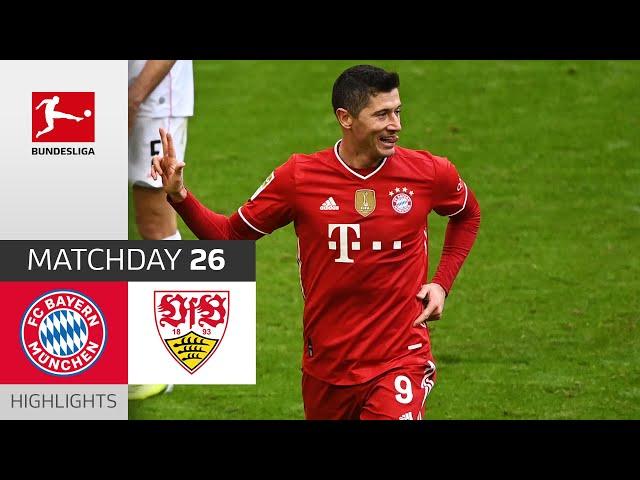 FC Bayern München - VfB Stuttgart | 4-0 | Highlights | Matchday 26 – Bundesliga 2020/21