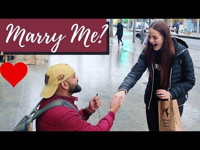 Proposing European Girls in Hindi | Indian Pranking Foreigners | by Indian Walker