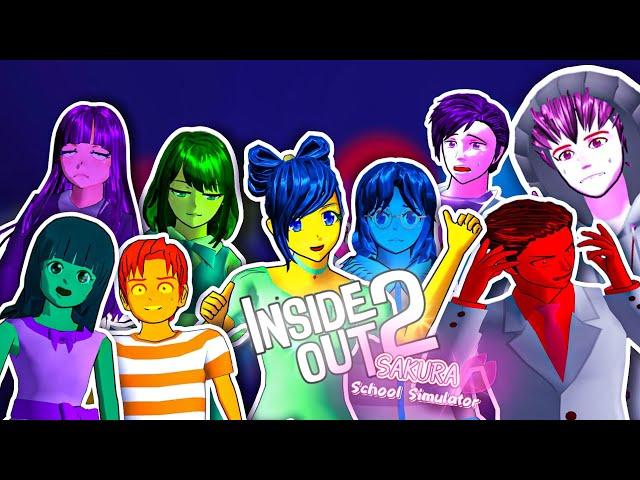 INSIDE OUT 2 EMOTIONS BUT IN SAKURA SCHOOL SIMULATOR!