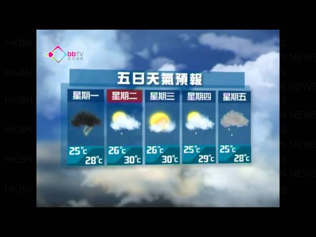 五日天氣預報