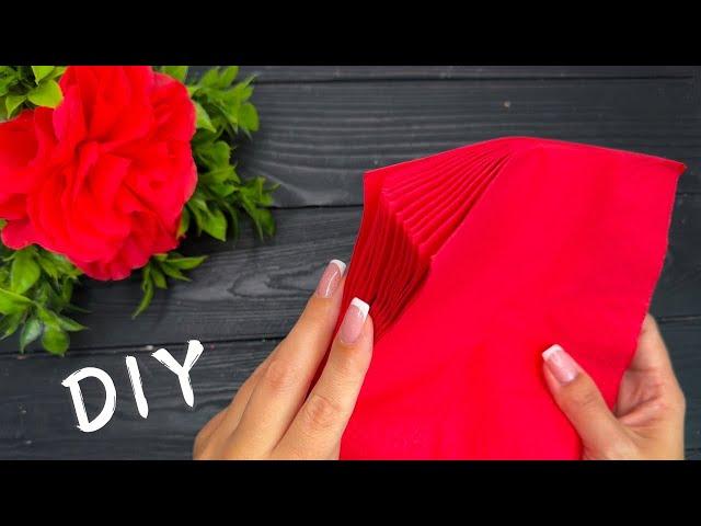 How to make Easy Tissue Paper Flowers  DIY Paper Craft Tutorial