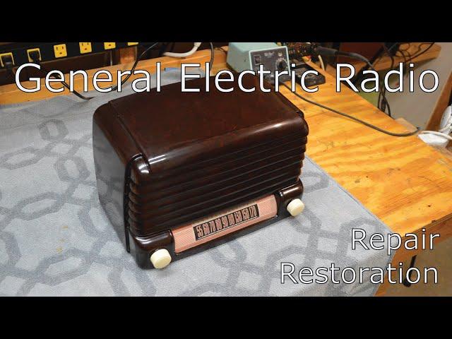 1948 General Electric Vacuum Tube Radio Restoration