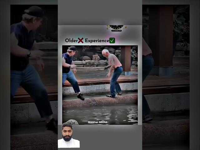 Older  experience  #respect #mallulofi #motivation #funny #reaction#reactionvideo #martialarts