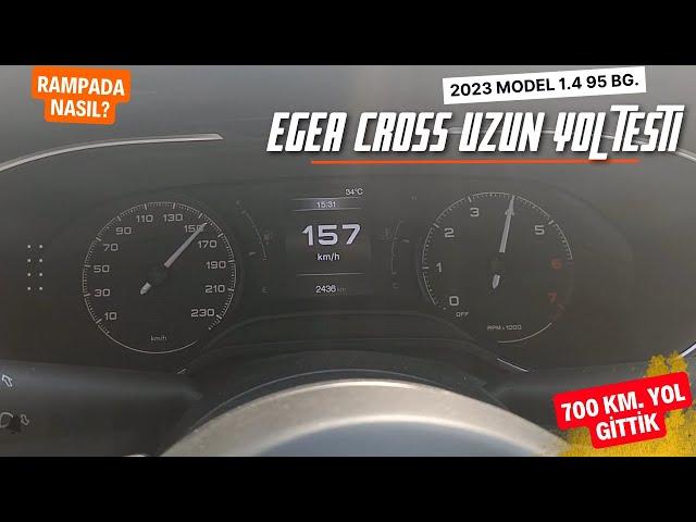 Egea Cross Uzun Yol Testi (1.4 Fire 95 Bg.) - 700 Km. Yol Yaptık - Yolda Üzdü mü? |Egea Cross|