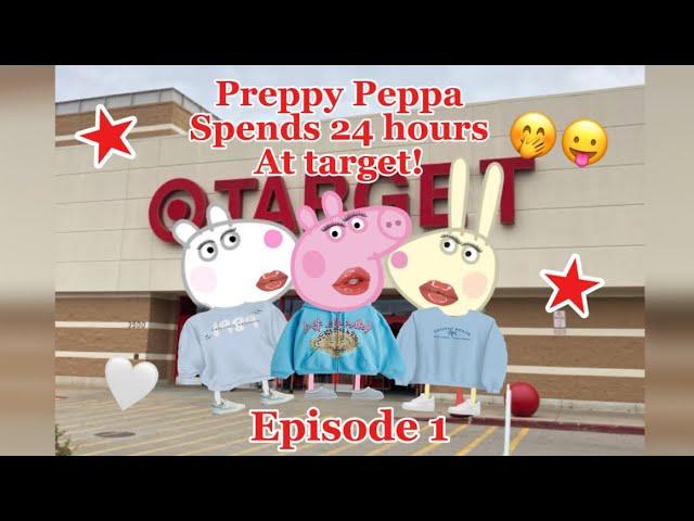 PREPPY PEPPA SPENDS 24 HOURS AT TARGET! *THEY SAW A GHOST* 