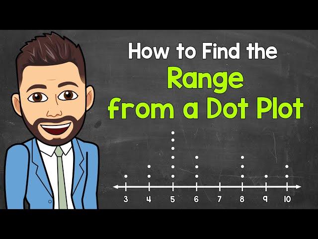 How to Find the Range from a Dot Plot | Math with Mr. J