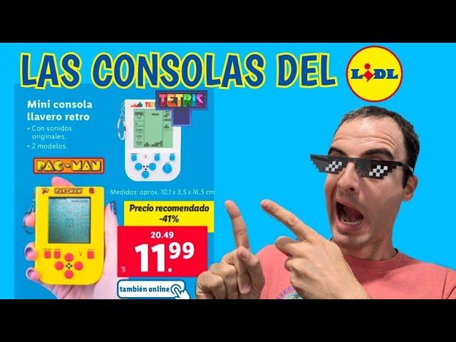 Compro las dos Mini consolas llavero retro TETRIS y PACMAN de LIDL