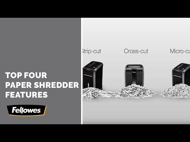 Choosing the Best Fellowes Paper Shredder Features