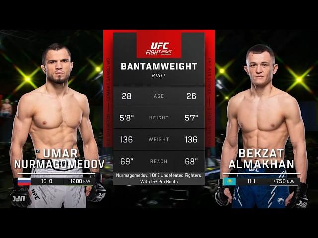 Umar Nurmagomedov vs Bekzat Almakhan | FULL FIGHT