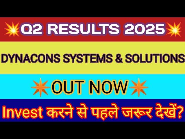 DSSL Q2 Results  DSSL Results DSSL Share Latest News Dynacons Systems & Solutions Ltd Latest News