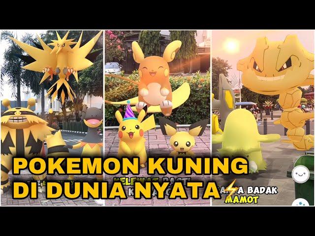 POKEMON KUNING?!! Yang suka warna kuning sini kumpul!! 