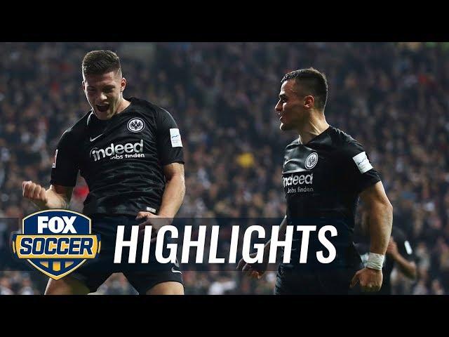 Luka Jovic's acrobatic goal doubles Frankfurt's lead over Dusseldorf | 2018-19 Bundesliga Highlights