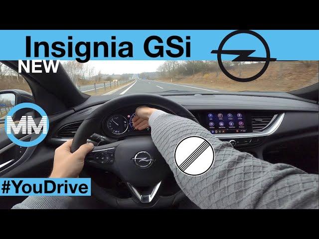 Opel Insignia GSi 2.0 Turbo (169 kW) POV Test Drive + Acceleration 0-230 km/h