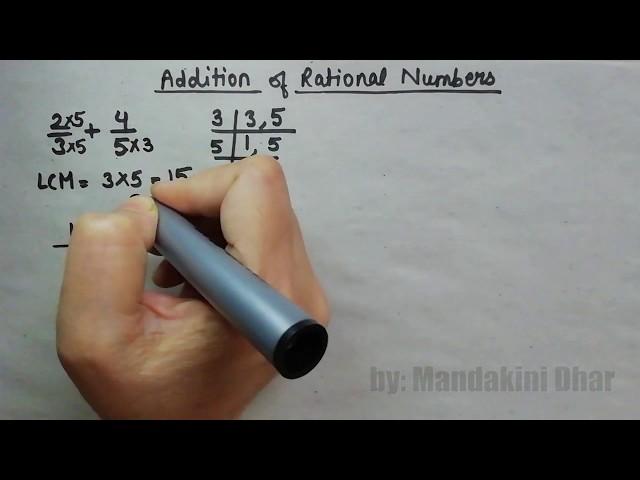 Addition of Rational Numbers