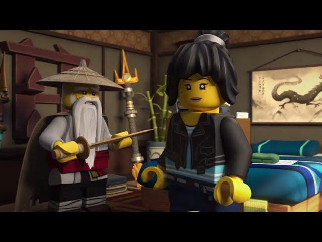 Ninjago "Crystallized" Nya throws away her stuff