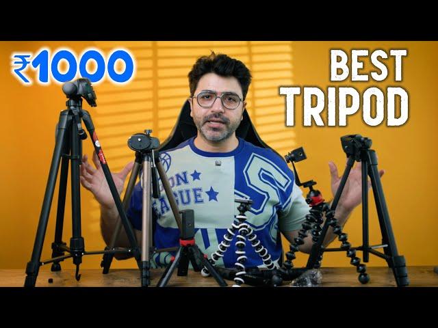 Best Tripods Under ₹1000 for YouTube Videos