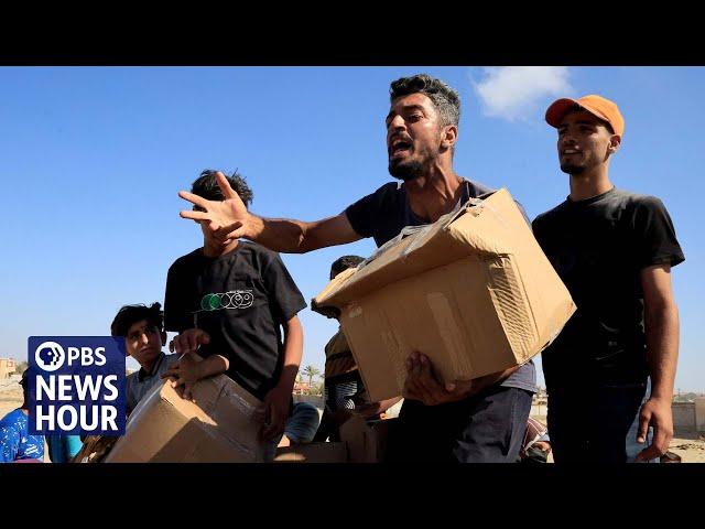 New U.S.-backed aid distribution system in Gaza quickly overwhelmed