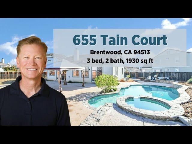 655 Tain Ct, Brentwood, CA 94513 - $849,950