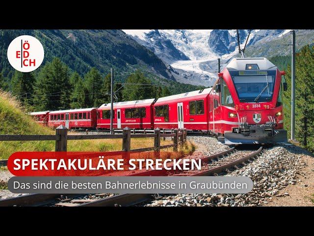 Highlights der Schweizer Bahn hautnah: Bernina-Express, Landwasserviadukt und mehr!