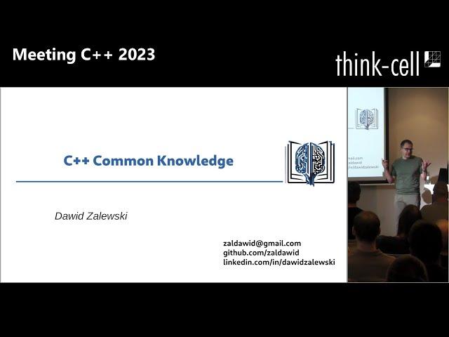 C++ Common  Knowledge - Dawid Zalewski - Meeting C++ 2023