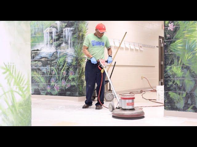 Lexington District One custodians make schools shine during summer months