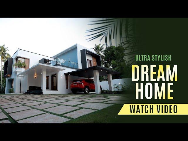 Modern Kerala House design |  Medium budget home Tour | Contemporary Elevation | DD Homes Kollam