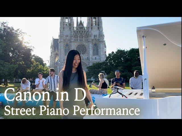 Canon in D (Pachelbel's Canon) | Street Piano Performance | YUKI PIANO