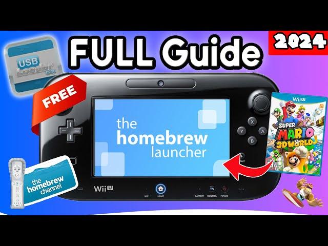 FULL Guide to Homebrew Your Wii U & vWii in 2024! (+ installing games, Usb loader GX & more!)