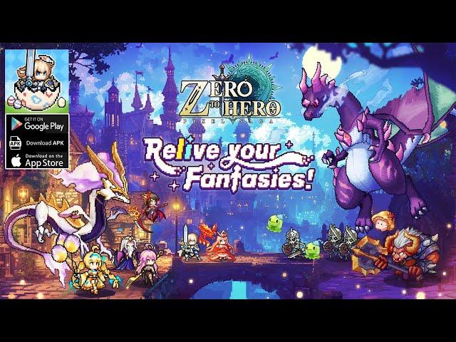 Zero To Hero: Pixel Saga Gameplay - Idle RPG Android