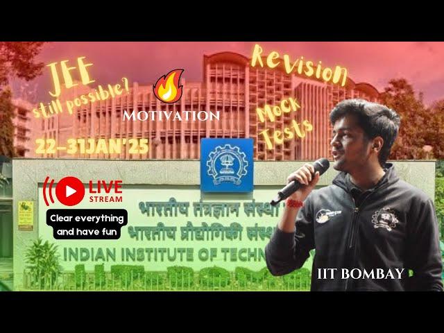 IITians are Live! Revision, Mocks, Backlogs, Motivation, Stress, IIT bombay, college life