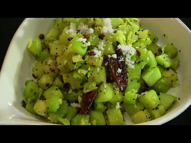 Chayote Squash Subzi | Show Me The Curry Indian Vegetarian Recipe