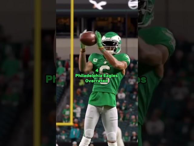 Top 5 most overrated and underrated teams #nfl #football #edit