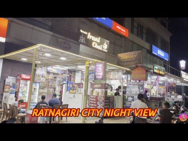 Ratnagiri City Night View Captured In 4k beautiful City in Konkan