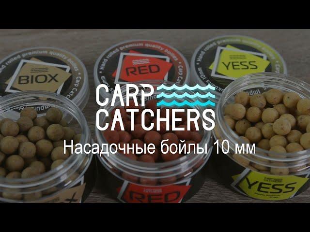 Насадки для ловли карпа: бойлы Carp Catchers 10 мм. Нейтральная презентация насадки. Оснастка