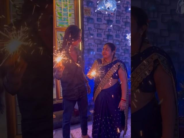 Diwali Celebration  With Mom ️️ #maa #diwali #shorts
