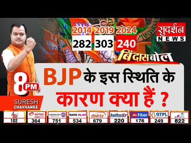 Bindas Bol: BJP के इस स्थिति के कारण क्या हैं | Loksabha Election 2024 Result | Suresh Chavhanke