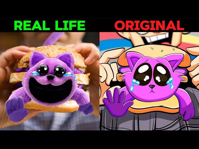 The Best TikTok of CatNap | REAL LIFE vs ORIGINAL | Poppy PlayTime Chapter 3