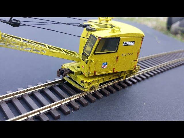 Build this Custom Finishing HO Scale Burro Crane