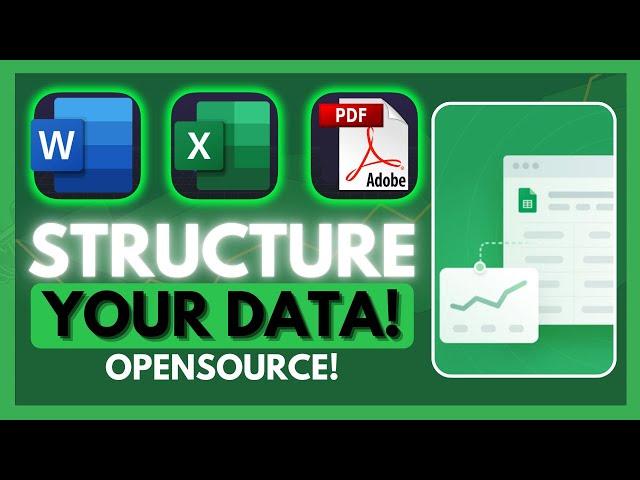 Unstract: How To Convert PDFs, Docx, & CSV Into Structured Data For RAG With AI - Opensource!