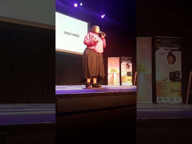 Sihle Sibisi was invited to speak at the Women Arise Conference at the Soweto Theatre