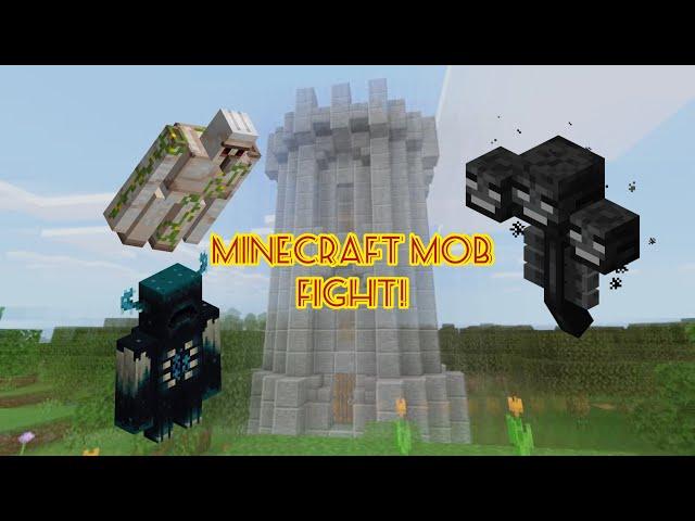 Minecraft Mob Fight! | Modded Version!